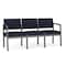 Lesro Lenox 3 Seat Tandem Seating W/ No Center Arms, 64.5 in W 24.5 in L 32 in H LS3101 - alternate 1